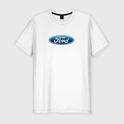 Мужская футболка хлопок Slim Ford usa auto brend