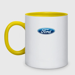 Кружка двухцветная Ford usa auto brend