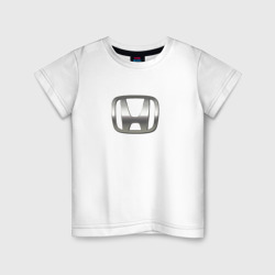Детская футболка хлопок Honda sport auto silver