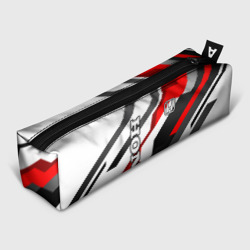 Пенал школьный 3D Honda - red and white