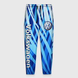 Мужские брюки 3D Volkswagen - синий камуфляж