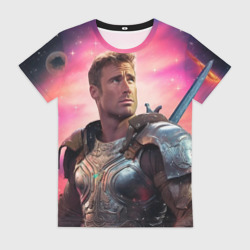 Женская футболка 3D William Glen Harold Herrington рыцарь