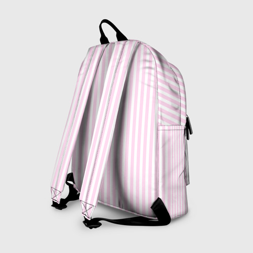 Рюкзак 3D Barbie - классическая розово-белая полоска - фото 2
