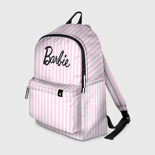 Рюкзак 3D Barbie - классическая розово-белая полоска