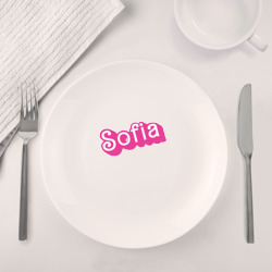 Набор: тарелка + кружка Sofia - retro barbie style - фото 2