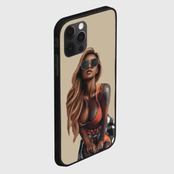 Чехол для iPhone 12 Pro Max Девушка с тату загорелая - фото 2