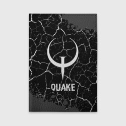 Обложка для автодокументов Quake glitch на темном фоне