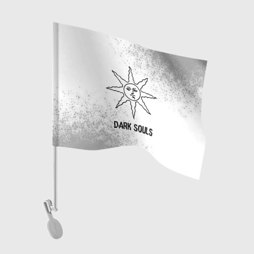 Флаг для автомобиля Dark Souls glitch на светлом фоне