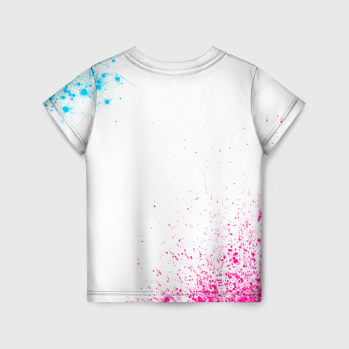 Детская футболка 3D Stray neon gradient style, цвет 3D печать - фото 2