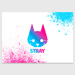 Поздравительная открытка Stray neon gradient style