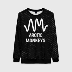 Arctic Monkeys glitch на темном фоне – Женский свитшот 3D с принтом купить со скидкой в -35%