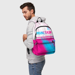 Рюкзак 3D Maneskin neon gradient style: символ сверху - фото 2