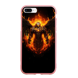 Чехол для iPhone 7Plus/8 Plus матовый Пламенный Бог Тот