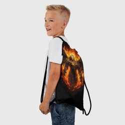 Рюкзак-мешок 3D Пламенный Бог Тот - фото 2