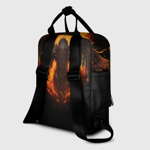Женский рюкзак 3D Пламенный Бог Тот - фото 5