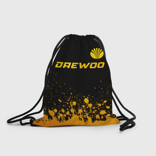 Рюкзак-мешок 3D Daewoo - gold gradient: символ сверху