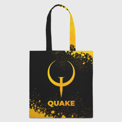 Шоппер 3D Quake - gold gradient