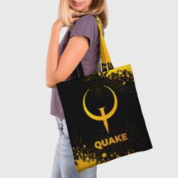 Шоппер 3D Quake - gold gradient - фото 2