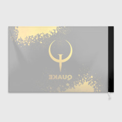 Флаг 3D Quake - gold gradient - фото 2