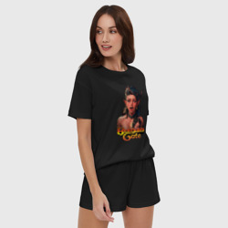 Женская пижама с шортиками хлопок Karlah - Baldur's gate - ahegao - фото 2