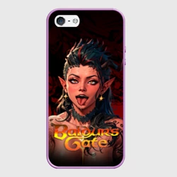 Чехол для iPhone 5/5S матовый Карлах - ахегао