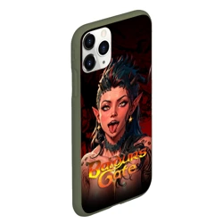 Чехол для iPhone 11 Pro Max матовый Карлах - ахегао - фото 2