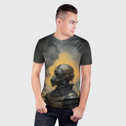 Мужская футболка 3D Slim Рыцарь в узорчатой броне  - фото 2
