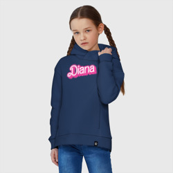 Детское худи Oversize хлопок Diana - retro Barbie style - фото 2