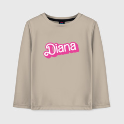 Детский лонгслив хлопок Diana - retro Barbie style