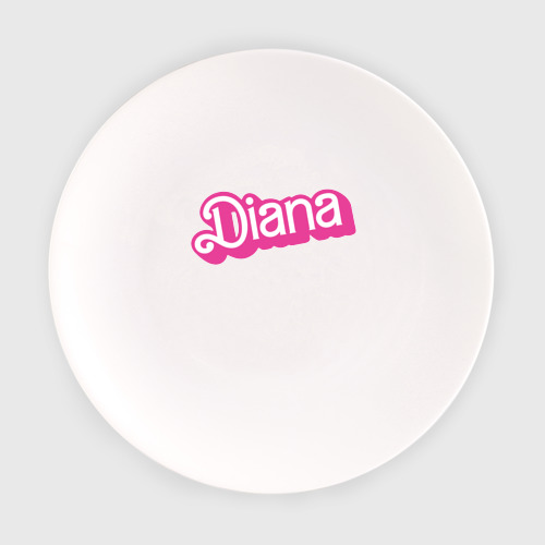 Тарелка Diana - retro Barbie style