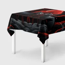 Скатерть 3D Собачки сатанячки фолк-арт