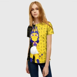 Женская футболка 3D Cat Ankha - фото 2