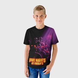 Детская футболка 3D Фредди и его друзья из фильма - фото 2