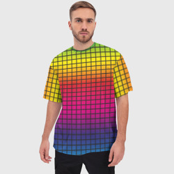 Мужская футболка oversize 3D Палитра rgb - фото 2