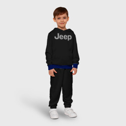 Детский костюм с толстовкой 3D Jeep silver - фото 2