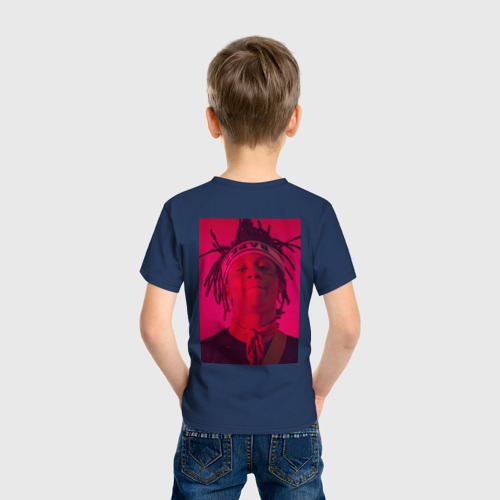 Детская футболка хлопок t-shirt trippie redd, цвет темно-синий - фото 4
