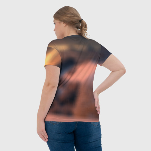 Женская футболка 3D с принтом Ассасин мираж, вид сзади #2