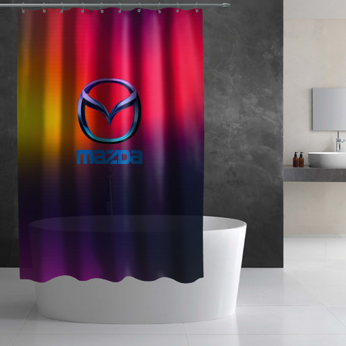 Штора 3D для ванной Mazda gradient - фото 2