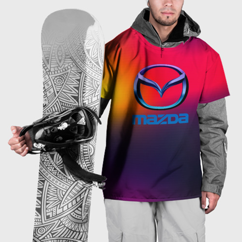 Накидка на куртку 3D Mazda gradient, цвет 3D печать