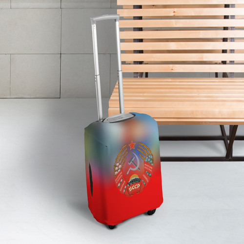 Чехол для чемодана 3D Belarus ussr, цвет 3D печать - фото 3