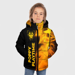 Зимняя куртка для мальчиков 3D Poppy Playtime - gold gradient: по-вертикали - фото 2