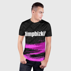 Мужская футболка 3D Slim Limp Bizkit rock legends: символ сверху - фото 2