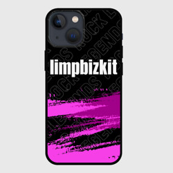 Чехол для iPhone 13 mini Limp Bizkit rock legends: символ сверху