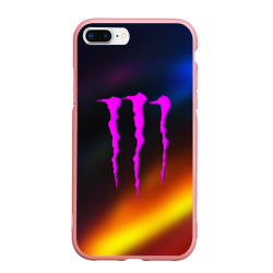 Чехол для iPhone 7Plus/8 Plus матовый Monster energy gradient color