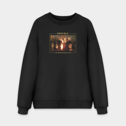 Мужской свитшот oversize без начеса хлопок Cradle of Filth: trouble