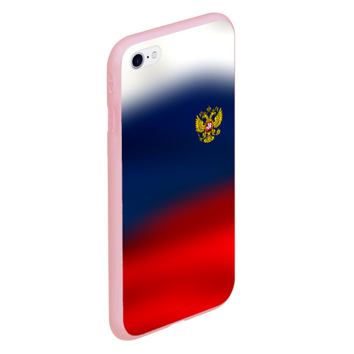 Чехол для iPhone 6/6S матовый с принтом Символика России герб, вид сбоку #3