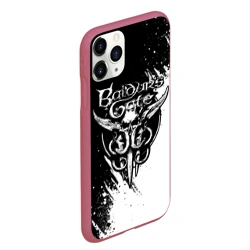 Чехол для iPhone 11 Pro Max матовый Baldur's gate 3 - белая краска - фото 2