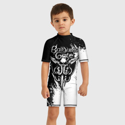 Детский купальный костюм 3D Baldur's gate 3 - белая краска - фото 2