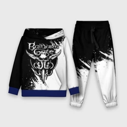 Детский костюм с толстовкой 3D Baldur's gate 3 - белая краска