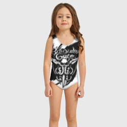 Детский купальник 3D Baldur's gate 3 - белые завихрения